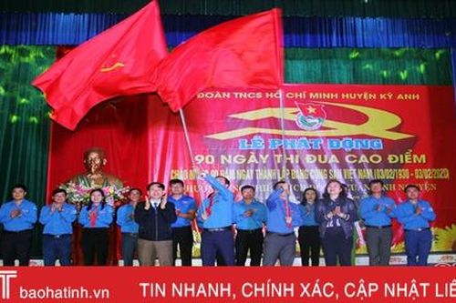Huyện đoàn Kỳ Anh tổ chức Lễ phát động 90 ngày thi đua cao điểm