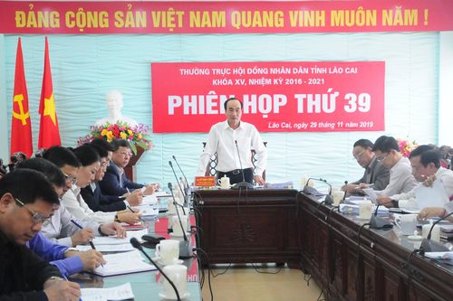 Thường trực HĐND tỉnh khóa XV họp phiên thứ 39