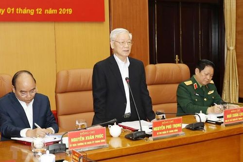Tổng Bí thư chủ trì Hội nghị Tổng kết công tác quân sự, quốc phòng