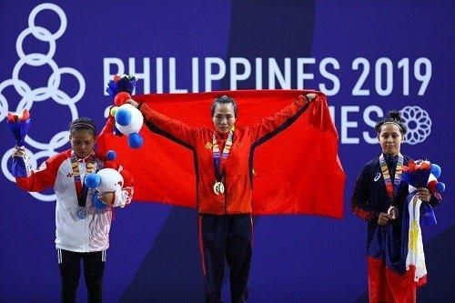 Tin vui lại đến, đô cử Vương Thị Huyền giành được tấm HCV SEA Games 30