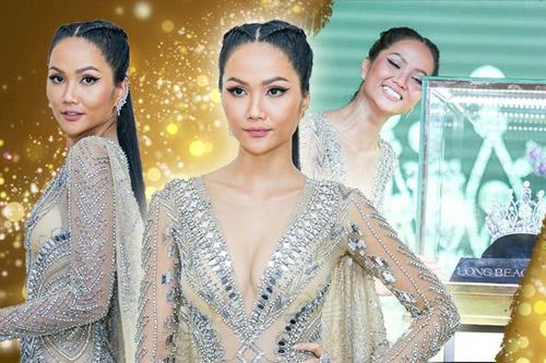 H'Hen Niê đẹp như nữ thần, sẵn sàng làm MC - trao vương miện Brave Heart tại Miss Universe Vietnam 2019