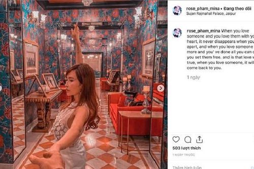Vợ chồng đại gia Minh Nhựa cùng đăng caption tiếng Anh sau khi bị phát hiện 'mượn' status Hoa hậu Thu Hoài