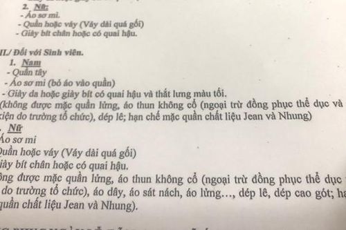 Bắt sinh viên mặc đồng phục cả tuần, cấm cạo trọc đầu: Cực đoan?
