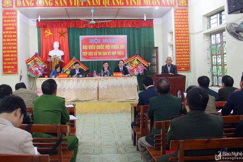 Cử tri Thanh Chương kiến nghị về 'điện - đường - trường - trạm' xuống cấp nghiêm trọng