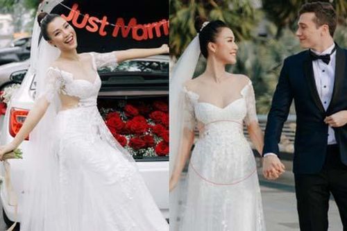 Hoàng Oanh bị soi lộ vòng 2 lớn bất thường, rộ nghi vấn đã mang thai với chồng Tây cực phẩm