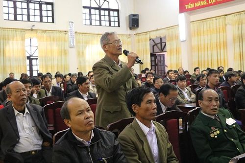 Đại biểu quốc hội tỉnh tiếp xúc cử tri tại huyện Thanh Thủy