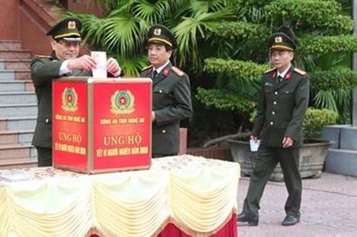 Công an Nghệ An phát động ủng hộ Tết vì người nghèo 2020