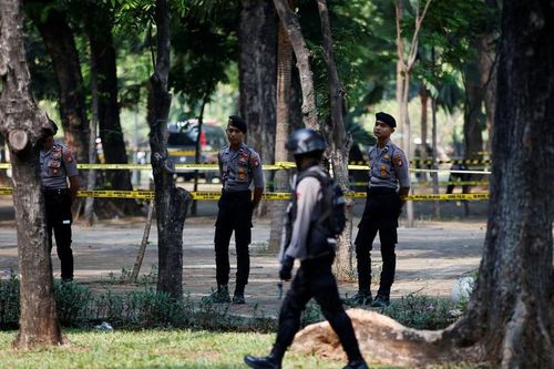 Nổ lớn gần Dinh Tổng thống Indonesia