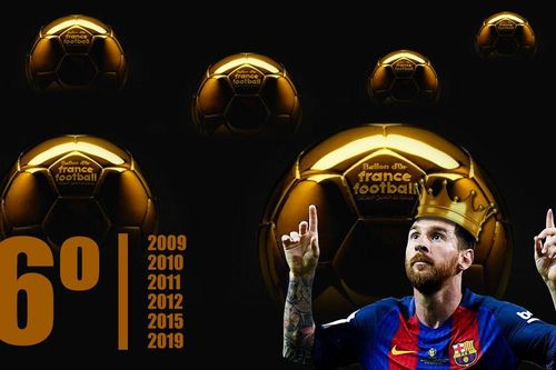 Leo Messi lần thứ 6 giành Quả bóng Vàng