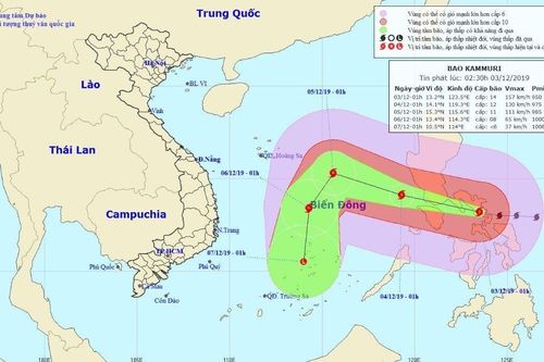 Bão Kammuri có ảnh hưởng tới trận U22 Việt Nam - U22 Singapore?