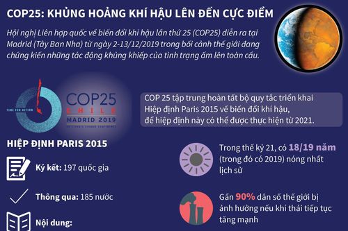 COP 25: Khủng hoảng khí hậu lên đến cực điểm