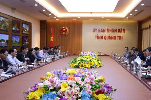 UBND tỉnh Quảng Trị làm việc với Liên doanh VSIP- Amata-Sumitomo về dự án khu công nghiệp đô thị