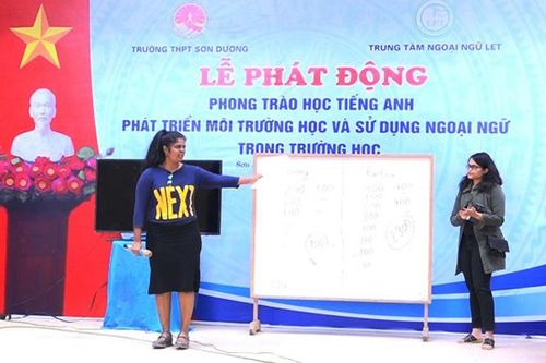 Lễ phát động phong trào học tiếng Anh