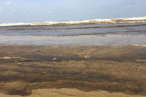 Nước biển Quảng Ngãi đổi màu nâu đen, người dân lo lắng