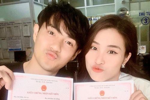 Đông Nhi khoe giấy đăng ký kết hôn sau lễ cưới