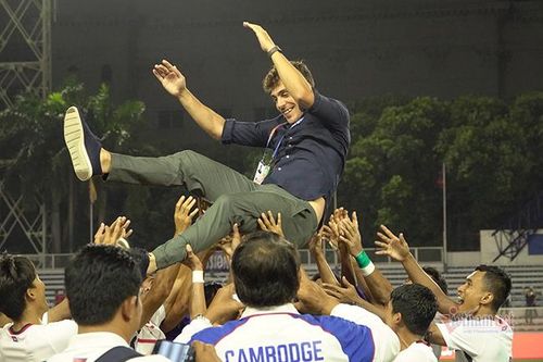 HLV Campuchia: 'Chúng tôi chờ gặp U22 Việt Nam ở bán kết'
