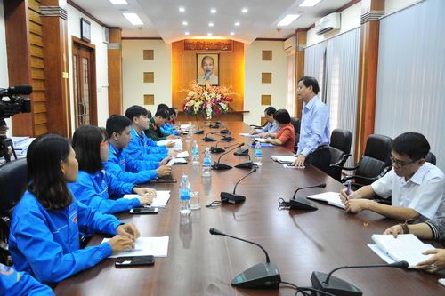 Thường trực Tỉnh ủy gặp mặt đoàn đại biểu tham dự Đại hội đại biểu toàn quốc Hội Liên hiệp thanh niên Việt Nam