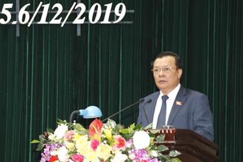 Bộ trưởng Bộ Tài chính Đinh Tiến Dũng thông báo kết quả kỳ họp thứ tám, Quốc hội khóa XIV