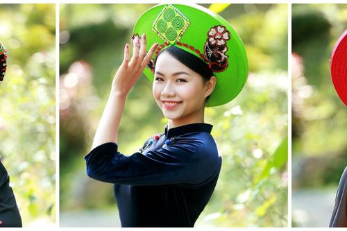 Thí sinh 'Người đẹp xứ Mường' khoe sắc trong công viên di sản