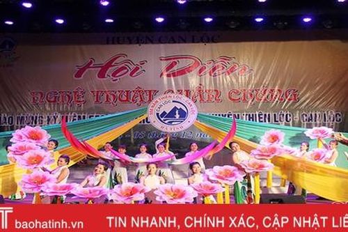 Bế mạc hội diễn nghệ thuật quần chúng mừng kỷ niệm 550 năm Thiên Lộc - Can Lộc