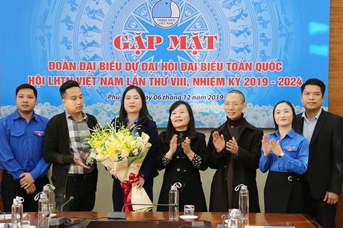 Gặp mặt Đoàn đại biểu dự Đại hội đại biểu toàn quốc Hội LHTN Việt Nam lần thứ VIII