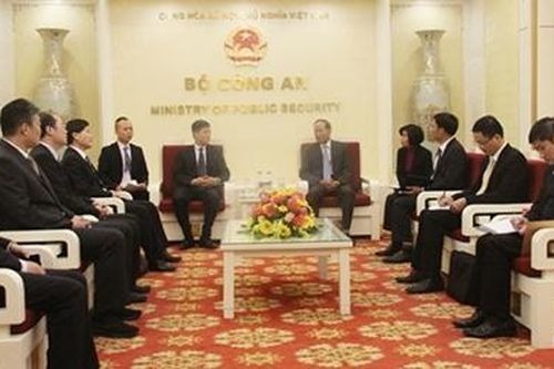 Thứ trưởng Lê Quý Vương tiếp Đoàn đại biểu Cục Điều tra hình sự, Bộ Công an Trung Quốc