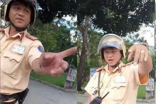 CSGT TP.HCM chửi tục khi bị quay clip