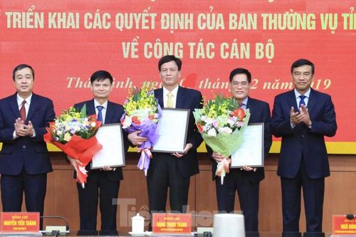 Tỉnh Thái Bình điều động, luân chuyển, bổ nhiệm nhiều cán bộ chủ chốt