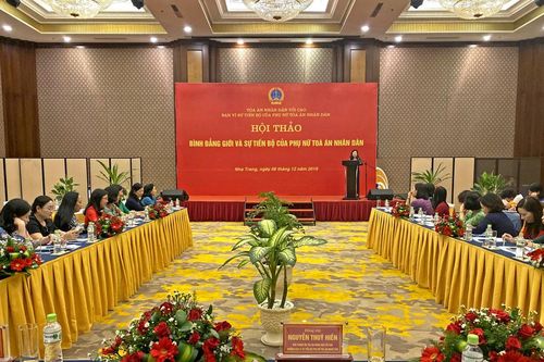 Hội thảo Bình đẳng giới và sự tiến bộ của Phụ nữ TAND