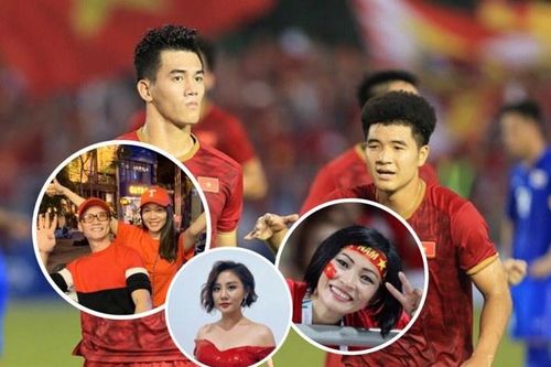 Sao Việt gọi tên 'Hoa hậu Đức Chinh' sau chiến thắng 4-0 của tuyển VN