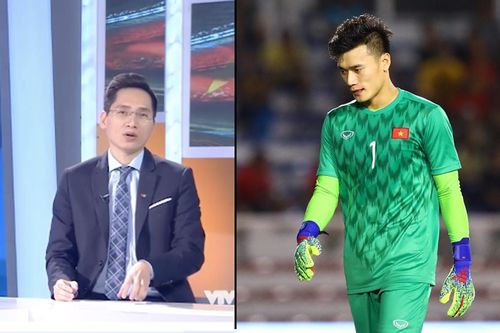 BLV Quốc Khánh lên tiếng xin lỗi thủ môn Bùi Tiến Dũng trên sóng VTV