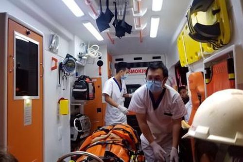 Cứu thủy thủ người Ấn Độ bị tai nạn trên tàu chở dầu