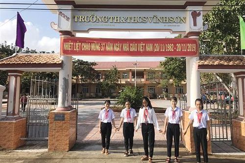 Vĩnh Linh đạt được nhiều kết quả sau hơn một năm sáp nhập trường học