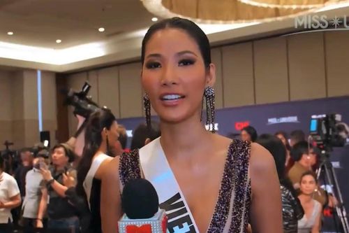 Hoàng Thùy nỗ lực trước chung kết Hoa hậu Hoàn vũ 2019