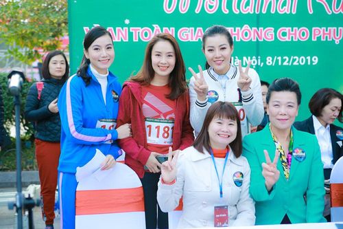 Thanh Hương, Hồng Diễm tham gia chạy để gây quỹ cho trẻ em