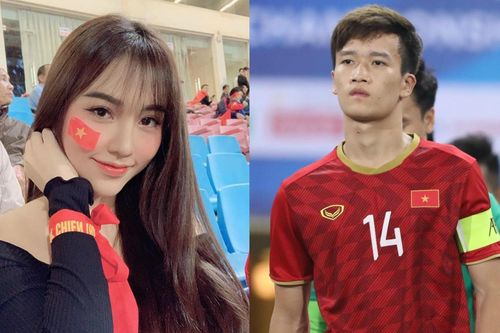 Bạn gái Hoàng Đức mang bánh tráng sang Philippines cổ vũ U22 Việt Nam
