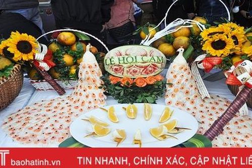 Gần 90 gian hàng tham gia Lễ hội cam và các sản phẩm nông nghiệp Hà Tĩnh lần thứ 3