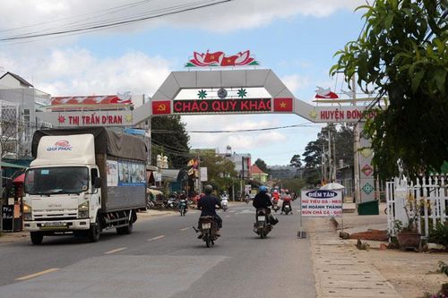 D'Ran sau 10 năm xây dựng thị trấn đạt chuẩn đô thị văn minh