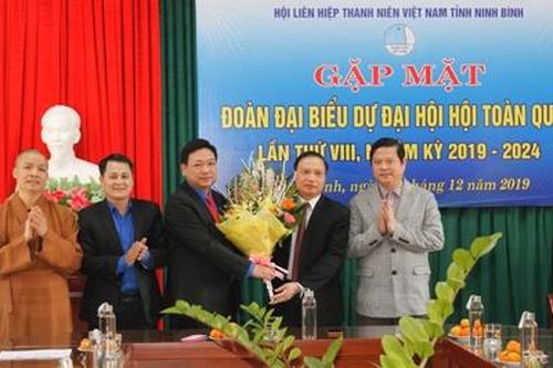 Gặp mặt Đoàn đại biểu Ninh Bình tham dự Đại hội đại biểu toàn quốc Hội LHTN Việt Nam lần thứ VIII