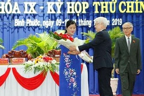 Bình Phước có nữ Chủ tịch UBND tỉnh đầu tiên