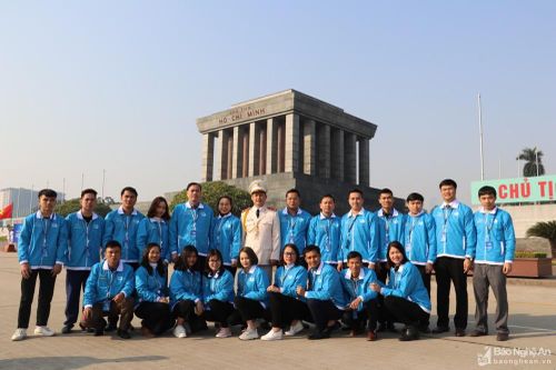 23 thanh niên Nghệ An dự Đại hội toàn quốc Hội Liên hiệp thanh niên Việt Nam