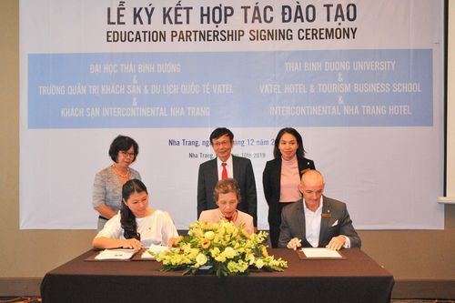 Trường Đại học Thái Bình Dương ký kết hợp tác đào tạo ngành Quản trị khách sạn quốc tế