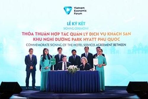 Bim Land và tập đoàn Hyatt ký kết thỏa thuận hợp tác tại diễn đàn cấp cao du lịch Việt Nam 2019