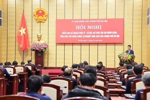 Hà Nội: Triển khai kế hoạch kinh tế - xã hội, dự toán thu chi ngân sách năm 2020
