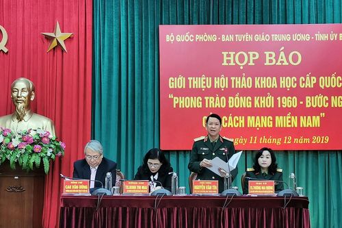 Tổ chức hội thảo khoa học cấp quốc gia về 60 năm phong trào Đồng Khởi