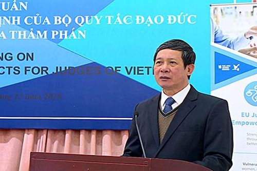 Tập huấn 'Nâng cao việc thi hành các quy định của Bộ quy tắc đạo đức và ứng xử của Thẩm phán'