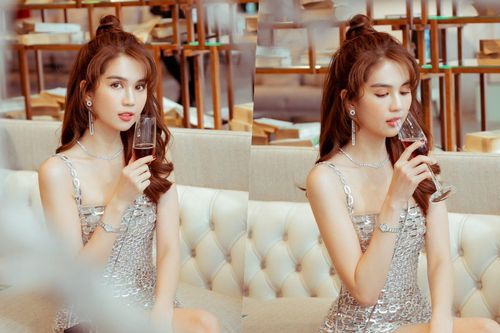 Ngọc Trinh khoe nhan sắc với chiếc đầm body ánh kim: Tinh tế đến không ngờ