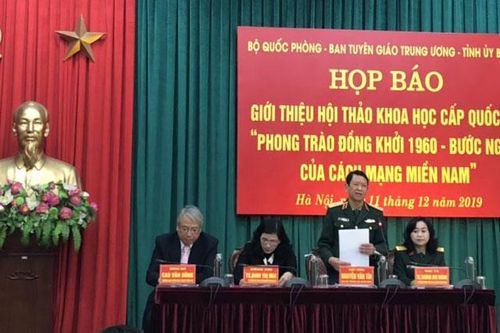 Hội thảo 'Phong trào Đồng Khởi 1960 - Bước ngoặt của cách mạng miền Nam' sẽ diễn ra tại tỉnh Bến Tre