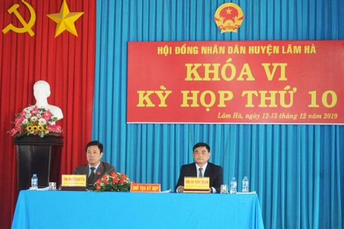 HĐND huyện Lâm Hà khóa VI khai mạc kỳ họp lần thứ 10