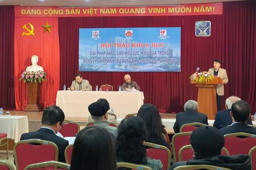 Bàn giải pháp nâng cao hiệu lực quản lý nhà chung cư